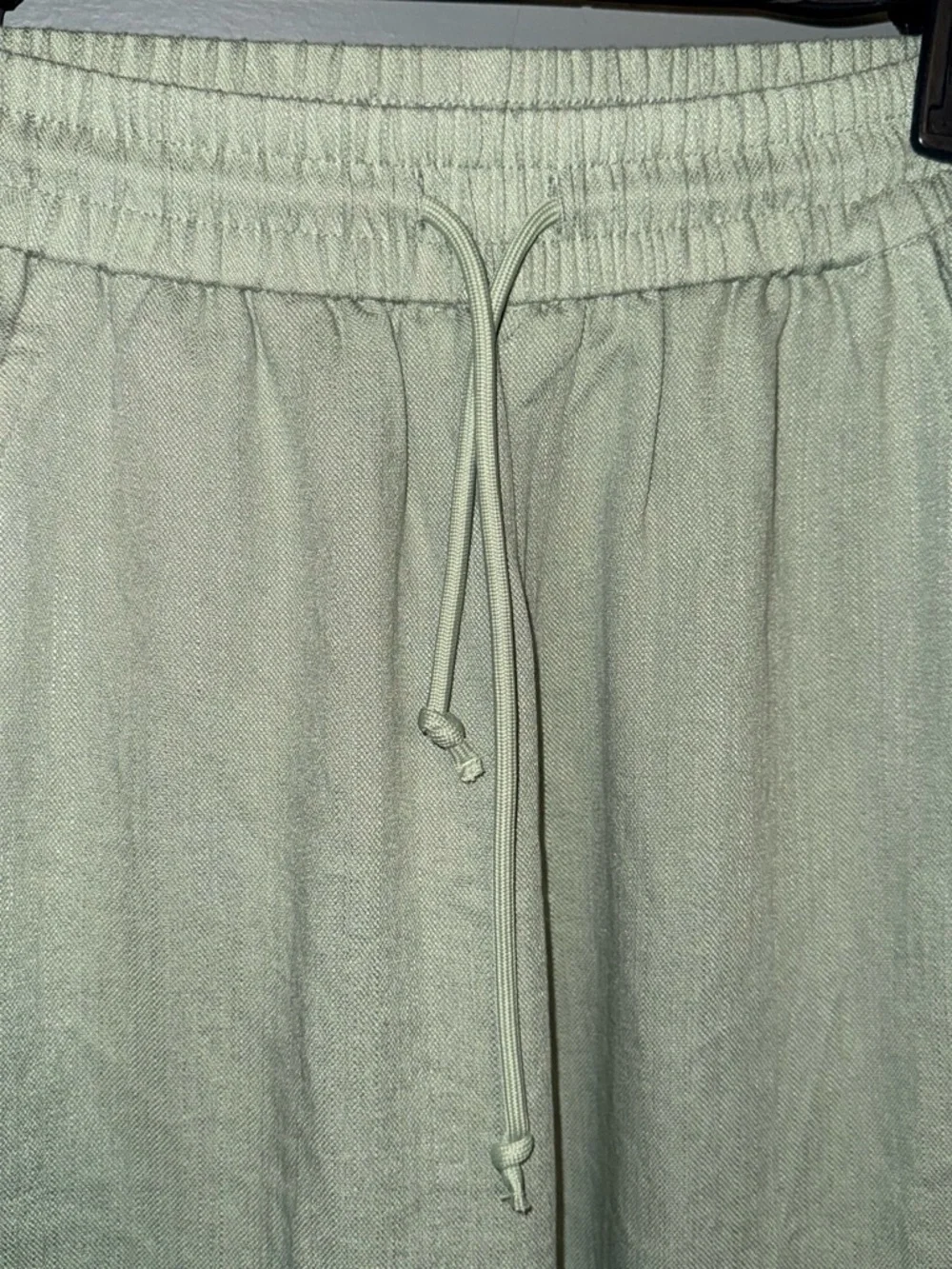 HALARA Sage Green Wide-Leg Drawstring Chinos